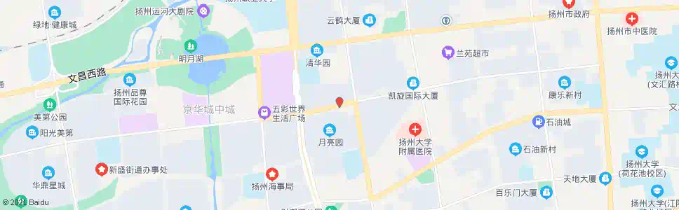 扬州月亮园_公交站地图_扬州公交_妙搜公交查询2025