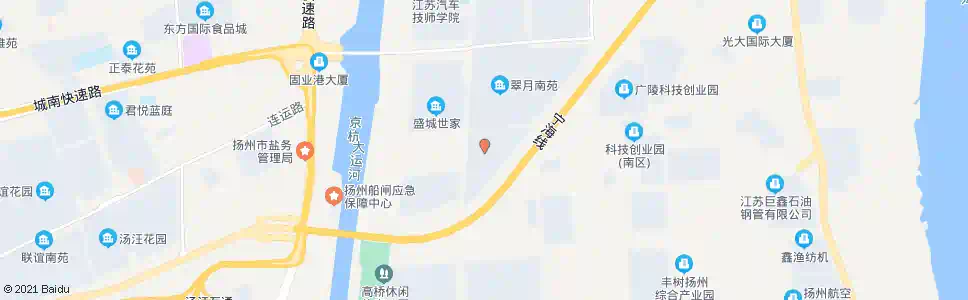 扬州翠月苑北_公交站地图_扬州公交_妙搜公交查询2025
