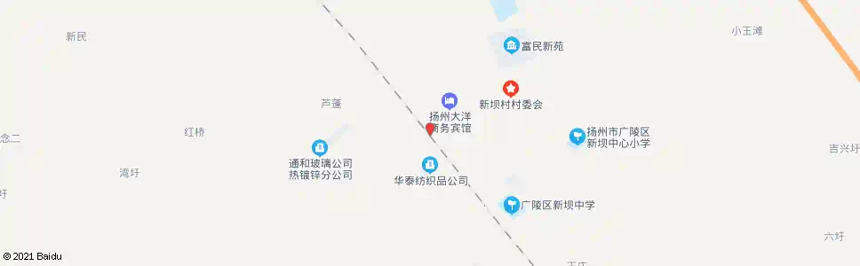 扬州富民西街_公交站地图_扬州公交_妙搜公交查询2025