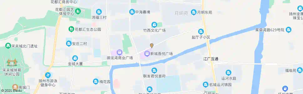扬州竹西路_公交站地图_扬州公交_妙搜公交查询2025