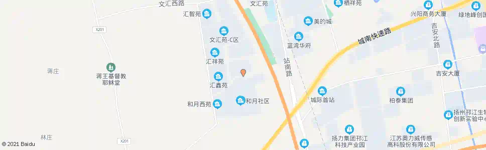 扬州和月社区_公交站地图_扬州公交_妙搜公交查询2025