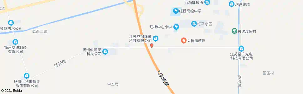 扬州红桥驾校_公交站地图_扬州公交_妙搜公交查询2025