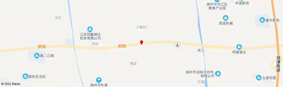 扬州三联村_公交站地图_扬州公交_妙搜公交查询2025