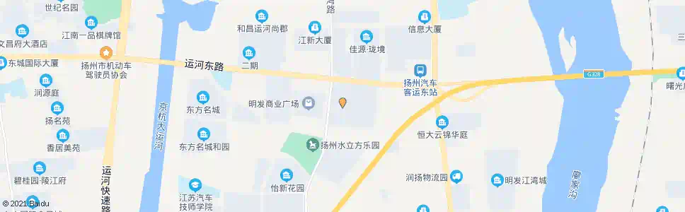 扬州扬州金迪奥迪_公交站地图_扬州公交_妙搜公交查询2025