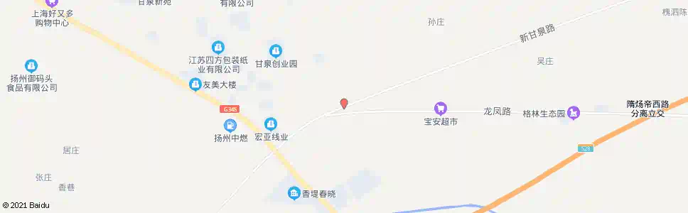 扬州后周庄_公交站地图_扬州公交_妙搜公交查询2025