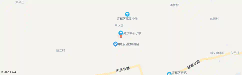 扬州高汉_公交站地图_扬州公交_妙搜公交查询2025