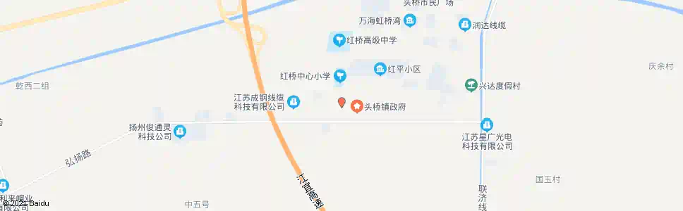 扬州三里桥(原工具三厂站)_公交站地图_扬州公交_妙搜公交查询2025