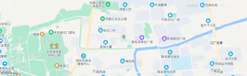 扬州弘扬中学_公交站地图_扬州公交_妙搜公交查询2025