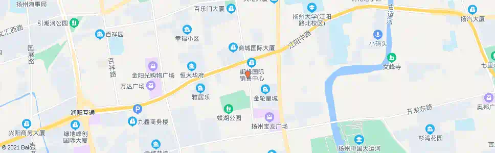 扬州维扬路茉莉花路_公交站地图_扬州公交_妙搜公交查询2025