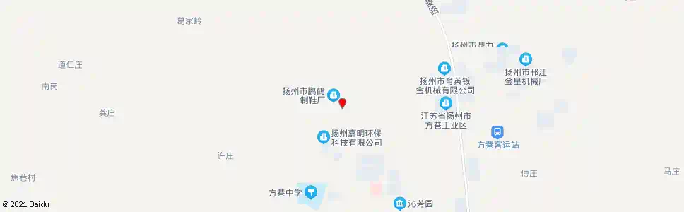 扬州房庄_公交站地图_扬州公交_妙搜公交查询2025