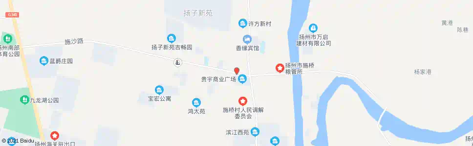 扬州施桥汇春园_公交站地图_扬州公交_妙搜公交查询2025