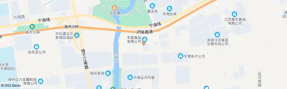 扬州食品工业园_公交站地图_扬州公交_妙搜公交查询2025