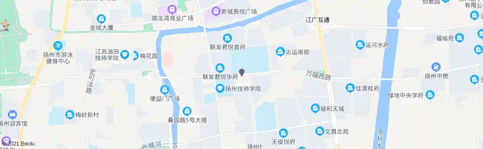 扬州万福西路_公交站地图_扬州公交_妙搜公交查询2025