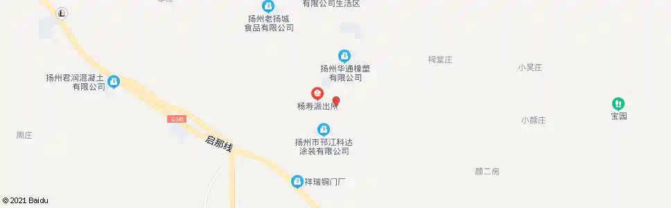 扬州长泉电器_公交站地图_扬州公交_妙搜公交查询2025