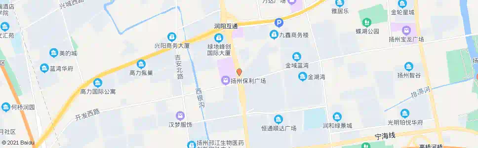 扬州润扬中路开发西路_公交站地图_扬州公交_妙搜公交查询2025
