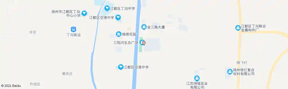扬州丁沟西_公交站地图_扬州公交_妙搜公交查询2025