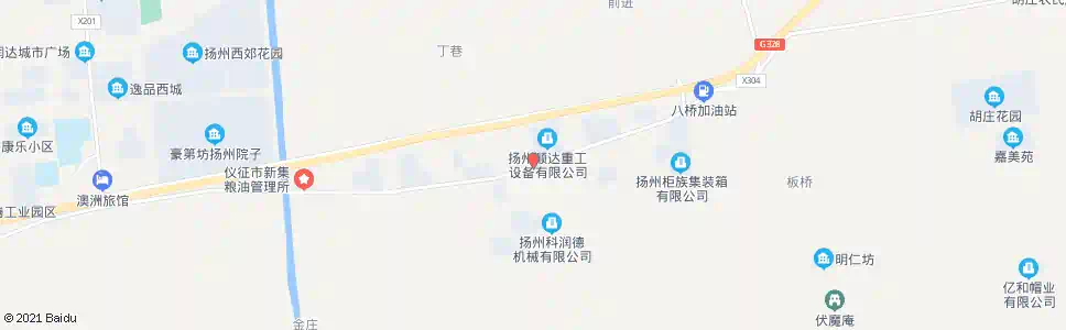 扬州八桥工业区_公交站地图_扬州公交_妙搜公交查询2025