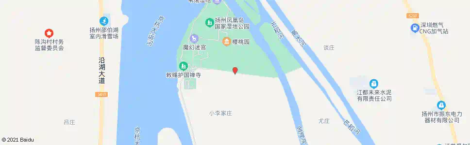 扬州刘东庄_公交站地图_扬州公交_妙搜公交查询2025