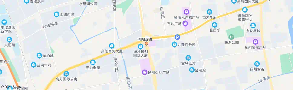 扬州润扬中路月城路_公交站地图_扬州公交_妙搜公交查询2025