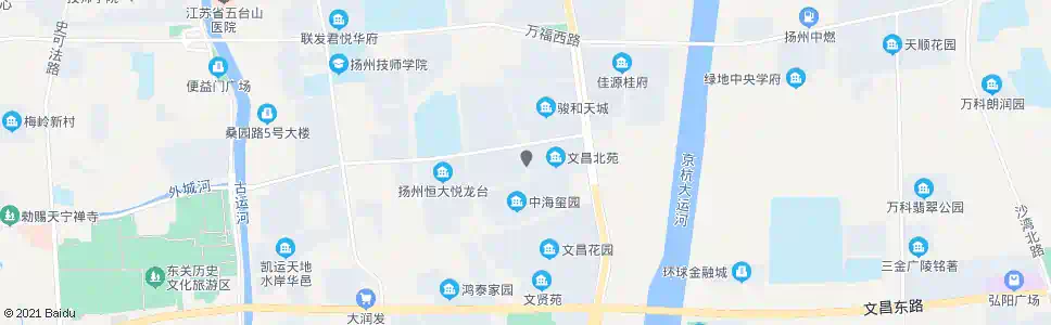 扬州五里庙(运河北路)_公交站地图_扬州公交_妙搜公交查询2025