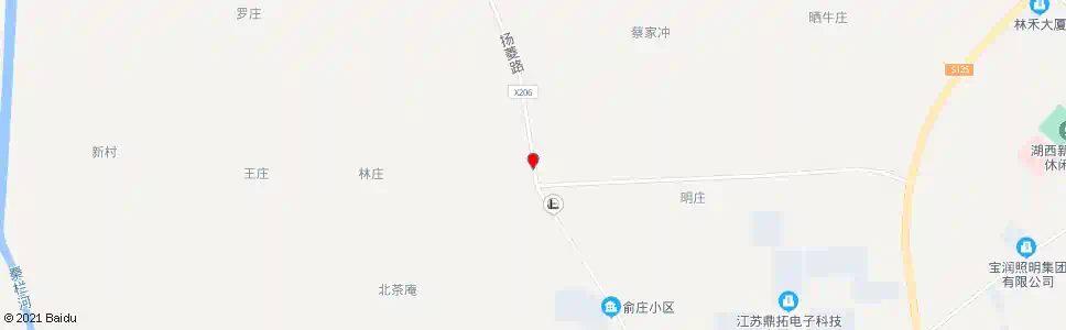 扬州北茶村_公交站地图_扬州公交_妙搜公交查询2025
