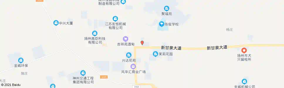 扬州酒甸_公交站地图_扬州公交_妙搜公交查询2025
