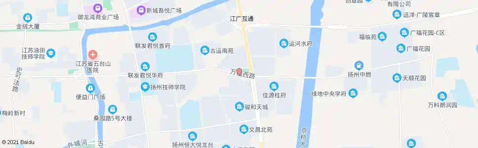 扬州运河名城锦园_公交站地图_扬州公交_妙搜公交查询2025