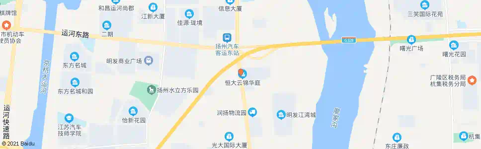 扬州严桥_公交站地图_扬州公交_妙搜公交查询2025