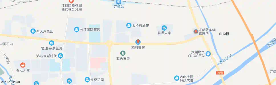 扬州站前馨村_公交站地图_扬州公交_妙搜公交查询2025