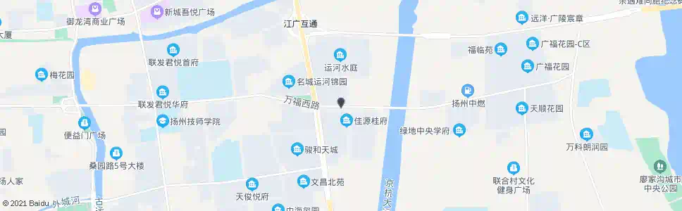 扬州江扬大桥西_公交站地图_扬州公交_妙搜公交查询2025