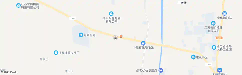 扬州花荡_公交站地图_扬州公交_妙搜公交查询2025