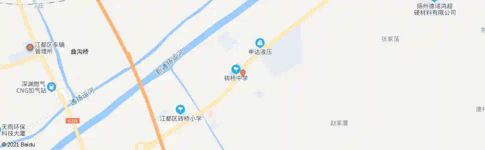 扬州雅典娜_公交站地图_扬州公交_妙搜公交查询2025