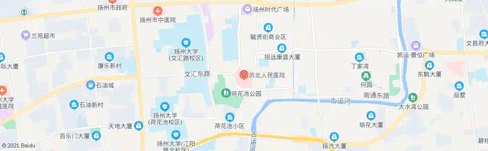 扬州南苑医院_公交站地图_扬州公交_妙搜公交查询2025