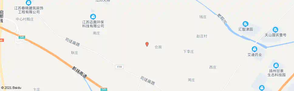 扬州花瓶村_公交站地图_扬州公交_妙搜公交查询2025