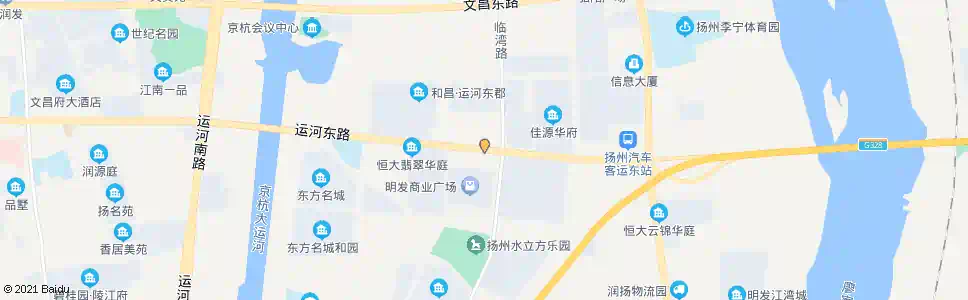 扬州运河东路明发路_公交站地图_扬州公交_妙搜公交查询2025