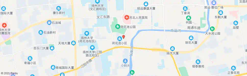 扬州荷花池公园_公交站地图_扬州公交_妙搜公交查询2025