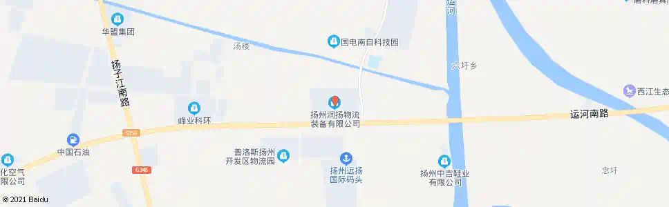 扬州润扬公司_公交站地图_扬州公交_妙搜公交查询2025