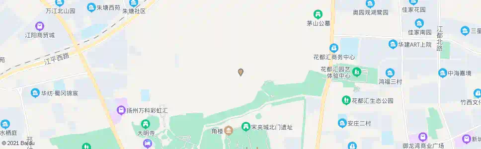 扬州堡城村(鸿艺驾校)_公交站地图_扬州公交_妙搜公交查询2025