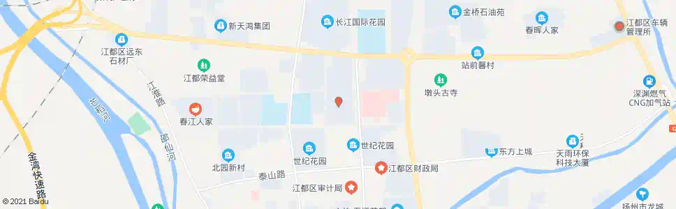 扬州建盈国际城(黄山路)_公交站地图_扬州公交_妙搜公交查询2025