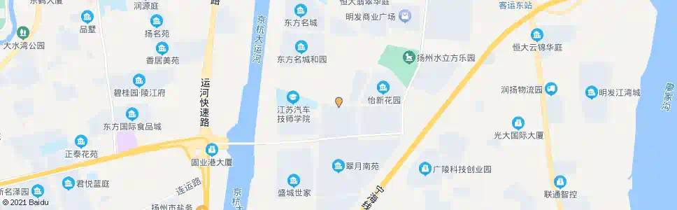 扬州翠月嘉苑_公交站地图_扬州公交_妙搜公交查询2025