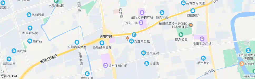 扬州邗江人才市场_公交站地图_扬州公交_妙搜公交查询2025