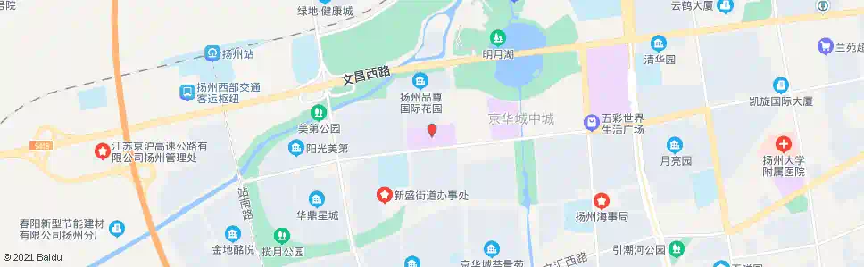 扬州昌建广场_公交站地图_扬州公交_妙搜公交查询2025