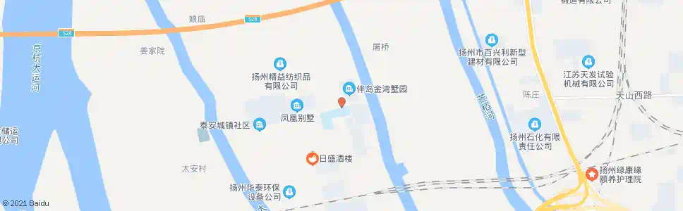 扬州泰安学校_公交站地图_扬州公交_妙搜公交查询2025