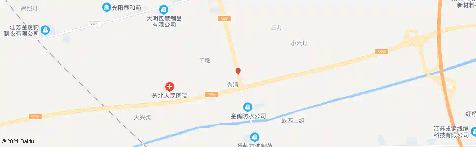 扬州朱家村_公交站地图_扬州公交_妙搜公交查询2025