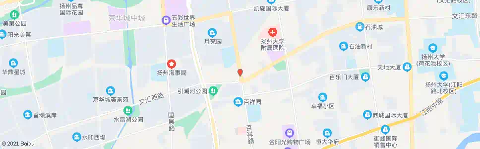 扬州百祥路_公交站地图_扬州公交_妙搜公交查询2025