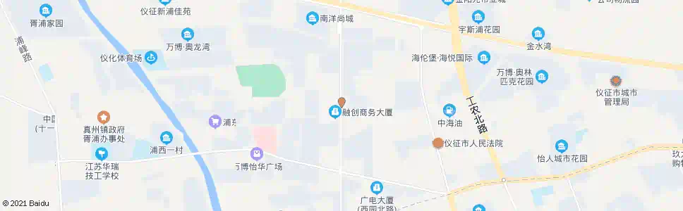 扬州世纪联华北门_公交站地图_扬州公交_妙搜公交查询2025