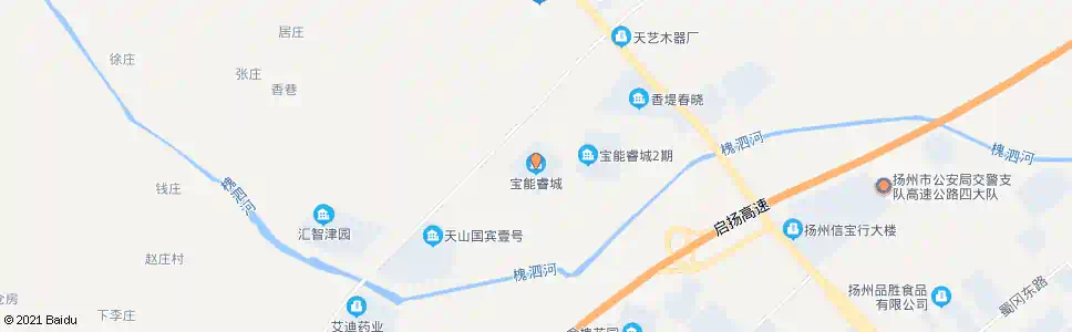 扬州宝能睿城_公交站地图_扬州公交_妙搜公交查询2025
