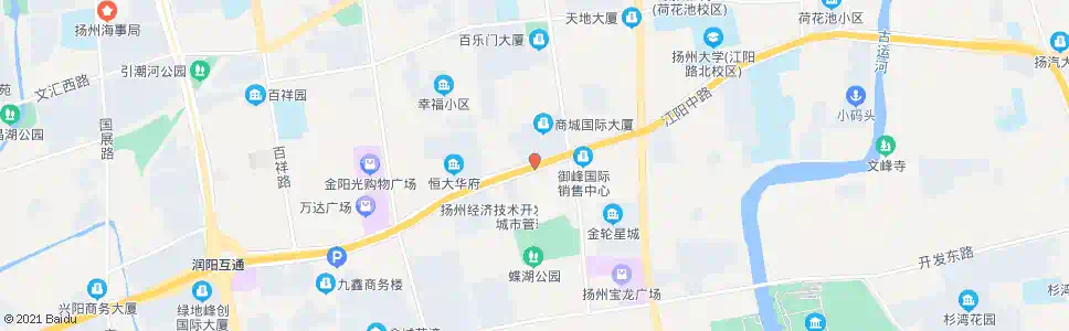 扬州扬州商城南_公交站地图_扬州公交_妙搜公交查询2025