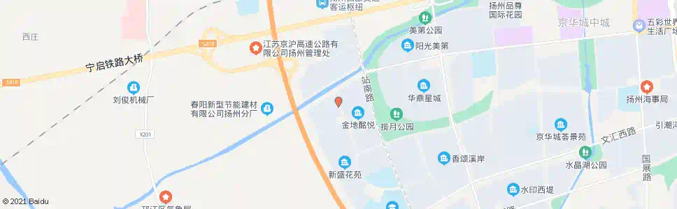 扬州新盛路北_公交站地图_扬州公交_妙搜公交查询2025