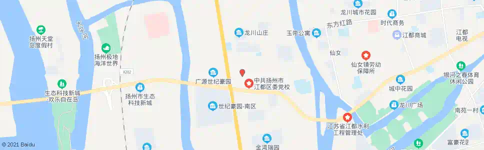 扬州江都公交西站_公交站地图_扬州公交_妙搜公交查询2025